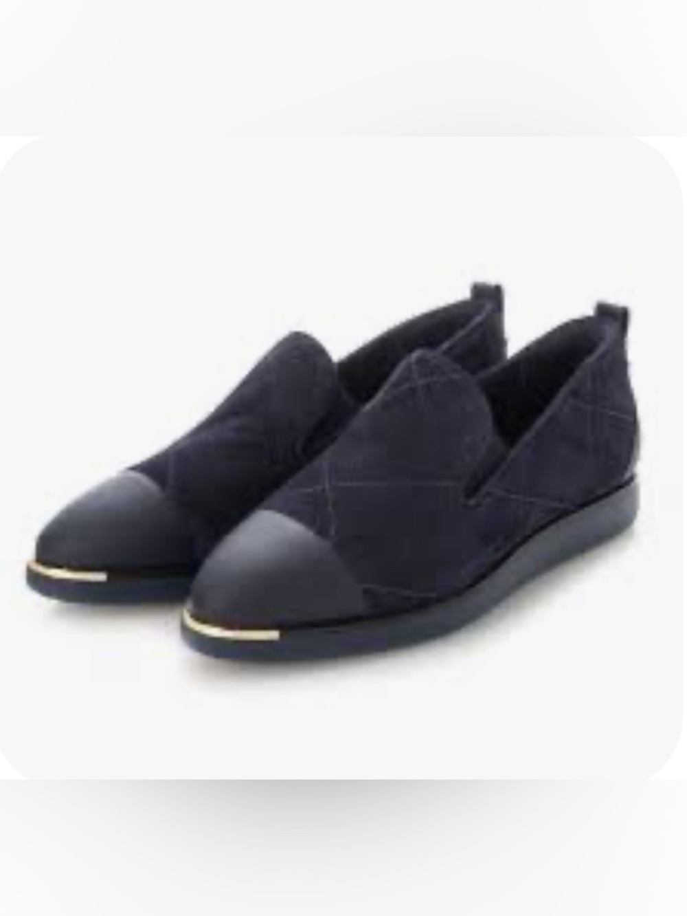 Cole Haan Grand Ambition Slip-on Blue Suede Leather Sneaker Shoe Size 9.5B